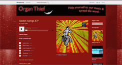 Desktop Screenshot of organthief.bandcamp.com