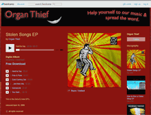 Tablet Screenshot of organthief.bandcamp.com