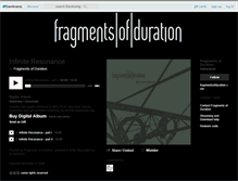 Tablet Screenshot of fragmentsofduration.bandcamp.com