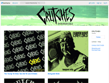 Tablet Screenshot of crutches.bandcamp.com