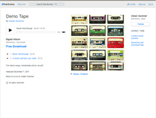 Tablet Screenshot of indiansummerindie.bandcamp.com