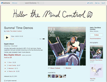 Tablet Screenshot of hellothemindcontrol.bandcamp.com