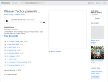 Tablet Screenshot of nvdmcsxweaseltactics.bandcamp.com