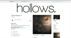 Desktop Screenshot of hollowsofficial.bandcamp.com