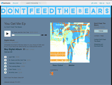 Tablet Screenshot of dontfeedthebears.bandcamp.com