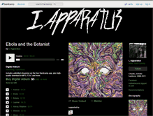 Tablet Screenshot of iapparatus.bandcamp.com