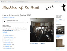 Tablet Screenshot of menhirsofergrah-live.bandcamp.com