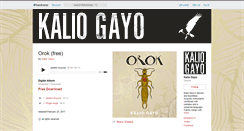 Desktop Screenshot of kaliogayo.bandcamp.com