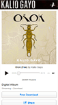 Mobile Screenshot of kaliogayo.bandcamp.com