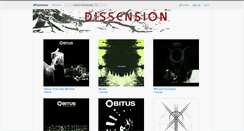 Desktop Screenshot of dissension-records.bandcamp.com