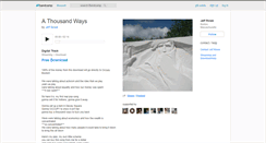 Desktop Screenshot of jeffrowe.bandcamp.com