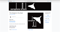 Desktop Screenshot of aeroplaneattack.bandcamp.com