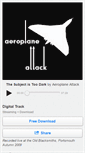 Mobile Screenshot of aeroplaneattack.bandcamp.com
