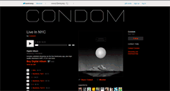 Desktop Screenshot of condom.bandcamp.com