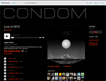 Tablet Screenshot of condom.bandcamp.com