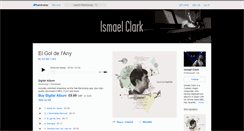 Desktop Screenshot of ismaelclark.bandcamp.com