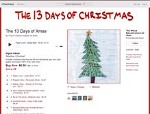 Tablet Screenshot of 13daysofxmas.bandcamp.com