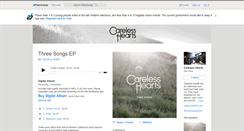 Desktop Screenshot of carelesshearts.bandcamp.com