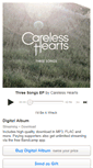 Mobile Screenshot of carelesshearts.bandcamp.com