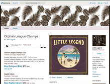 Tablet Screenshot of littlelegend.bandcamp.com