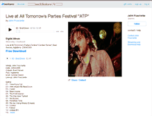 Tablet Screenshot of johnfrusciante.bandcamp.com