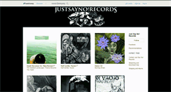 Desktop Screenshot of justsaynorecords.bandcamp.com