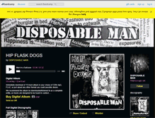 Tablet Screenshot of disposableman.bandcamp.com
