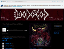 Tablet Screenshot of bloodofgod.bandcamp.com