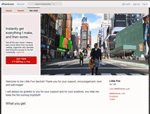 Tablet Screenshot of littlefire.bandcamp.com