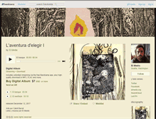 Tablet Screenshot of elmedio.bandcamp.com