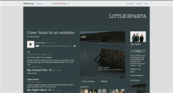 Desktop Screenshot of littlesparta.bandcamp.com