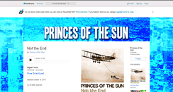 Desktop Screenshot of princesofthesun.bandcamp.com