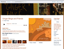 Tablet Screenshot of gingerbinge.bandcamp.com