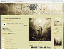 Tablet Screenshot of beyondthesettingsun.bandcamp.com