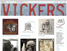 Tablet Screenshot of joevickers.bandcamp.com