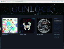 Tablet Screenshot of gunlock.bandcamp.com