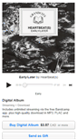 Mobile Screenshot of heartbeats.bandcamp.com