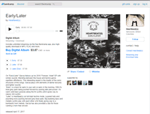 Tablet Screenshot of heartbeats.bandcamp.com