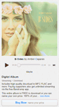 Mobile Screenshot of ambercaparas.bandcamp.com