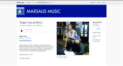 Desktop Screenshot of marsalismusic.bandcamp.com