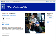 Tablet Screenshot of marsalismusic.bandcamp.com