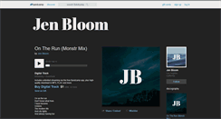 Desktop Screenshot of jenbloom.bandcamp.com