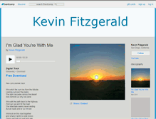 Tablet Screenshot of kevinfitzgerald.bandcamp.com