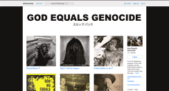 Desktop Screenshot of godequalsgenocide.bandcamp.com