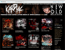 Tablet Screenshot of kardiac.bandcamp.com
