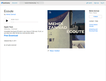 Tablet Screenshot of mehdizannad.bandcamp.com