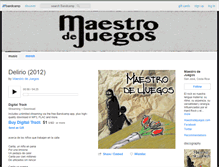 Tablet Screenshot of maestrodejuegos.bandcamp.com