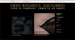 Desktop Screenshot of ordorosariusequilibrio.bandcamp.com