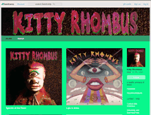 Tablet Screenshot of kittyrhombus.bandcamp.com