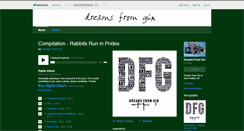 Desktop Screenshot of dreamsfromgin.bandcamp.com